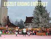 Eiszeit Erding auf dem Schrannenplatz vom 17.11.-23.12.2017 (©Foto: Martin Schmitz)
